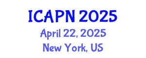 International Conference on Ageing, Psychology and Neuroscience (ICAPN) April 22, 2025 - New York, United States