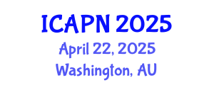 International Conference on Ageing, Psychology and Neuroscience (ICAPN) April 22, 2025 - Washington, Australia