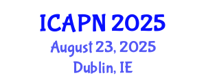International Conference on Ageing, Psychology and Neuroscience (ICAPN) August 23, 2025 - Dublin, Ireland