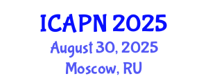 International Conference on Ageing, Psychology and Neuroscience (ICAPN) August 30, 2025 - Moscow, Russia