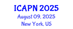 International Conference on Ageing, Psychology and Neuroscience (ICAPN) August 09, 2025 - New York, United States