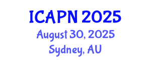 International Conference on Ageing, Psychology and Neuroscience (ICAPN) August 30, 2025 - Sydney, Australia