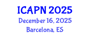 International Conference on Ageing, Psychology and Neuroscience (ICAPN) December 16, 2025 - Barcelona, Spain