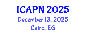 International Conference on Ageing, Psychology and Neuroscience (ICAPN) December 13, 2025 - Cairo, Egypt