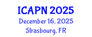 International Conference on Ageing, Psychology and Neuroscience (ICAPN) December 16, 2025 - Strasbourg, France