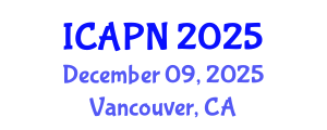 International Conference on Ageing, Psychology and Neuroscience (ICAPN) December 09, 2025 - Vancouver, Canada
