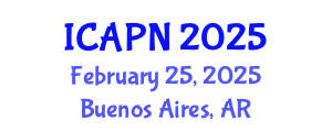 International Conference on Ageing, Psychology and Neuroscience (ICAPN) February 25, 2025 - Buenos Aires, Argentina