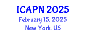 International Conference on Ageing, Psychology and Neuroscience (ICAPN) February 15, 2025 - New York, United States