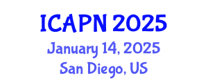 International Conference on Ageing, Psychology and Neuroscience (ICAPN) January 14, 2025 - San Diego, United States
