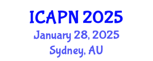 International Conference on Ageing, Psychology and Neuroscience (ICAPN) January 28, 2025 - Sydney, Australia
