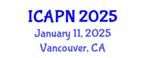 International Conference on Ageing, Psychology and Neuroscience (ICAPN) January 11, 2025 - Vancouver, Canada