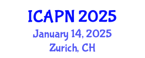 International Conference on Ageing, Psychology and Neuroscience (ICAPN) January 14, 2025 - Zurich, Switzerland