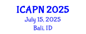 International Conference on Ageing, Psychology and Neuroscience (ICAPN) July 15, 2025 - Bali, Indonesia