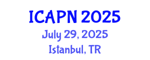 International Conference on Ageing, Psychology and Neuroscience (ICAPN) July 29, 2025 - Istanbul, Turkey