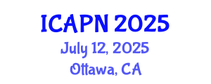 International Conference on Ageing, Psychology and Neuroscience (ICAPN) July 12, 2025 - Ottawa, Canada
