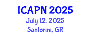 International Conference on Ageing, Psychology and Neuroscience (ICAPN) July 12, 2025 - Santorini, Greece