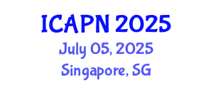 International Conference on Ageing, Psychology and Neuroscience (ICAPN) July 05, 2025 - Singapore, Singapore