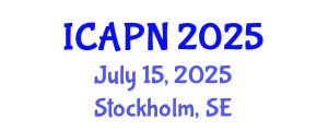 International Conference on Ageing, Psychology and Neuroscience (ICAPN) July 15, 2025 - Stockholm, Sweden