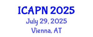 International Conference on Ageing, Psychology and Neuroscience (ICAPN) July 29, 2025 - Vienna, Austria