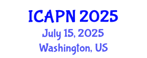International Conference on Ageing, Psychology and Neuroscience (ICAPN) July 15, 2025 - Washington, United States