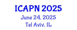 International Conference on Ageing, Psychology and Neuroscience (ICAPN) June 24, 2025 - Tel Aviv, Israel