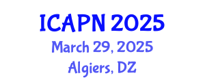 International Conference on Ageing, Psychology and Neuroscience (ICAPN) March 29, 2025 - Algiers, Algeria