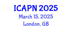International Conference on Ageing, Psychology and Neuroscience (ICAPN) March 15, 2025 - London, United Kingdom