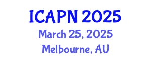 International Conference on Ageing, Psychology and Neuroscience (ICAPN) March 25, 2025 - Melbourne, Australia