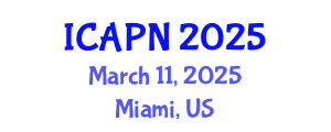 International Conference on Ageing, Psychology and Neuroscience (ICAPN) March 11, 2025 - Miami, United States