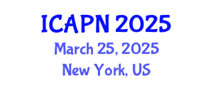 International Conference on Ageing, Psychology and Neuroscience (ICAPN) March 25, 2025 - New York, United States