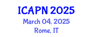 International Conference on Ageing, Psychology and Neuroscience (ICAPN) March 04, 2025 - Rome, Italy