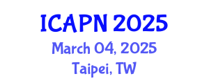 International Conference on Ageing, Psychology and Neuroscience (ICAPN) March 04, 2025 - Taipei, Taiwan