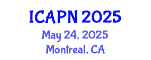 International Conference on Ageing, Psychology and Neuroscience (ICAPN) May 24, 2025 - Montreal, Canada