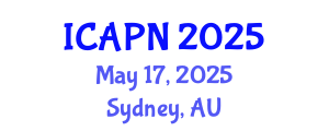 International Conference on Ageing, Psychology and Neuroscience (ICAPN) May 17, 2025 - Sydney, Australia