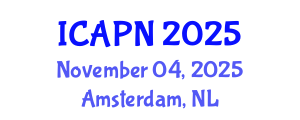 International Conference on Ageing, Psychology and Neuroscience (ICAPN) November 04, 2025 - Amsterdam, Netherlands
