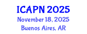 International Conference on Ageing, Psychology and Neuroscience (ICAPN) November 18, 2025 - Buenos Aires, Argentina