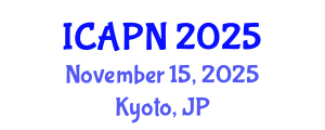 International Conference on Ageing, Psychology and Neuroscience (ICAPN) November 15, 2025 - Kyoto, Japan