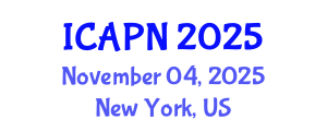 International Conference on Ageing, Psychology and Neuroscience (ICAPN) November 04, 2025 - New York, United States