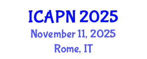 International Conference on Ageing, Psychology and Neuroscience (ICAPN) November 11, 2025 - Rome, Italy