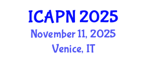 International Conference on Ageing, Psychology and Neuroscience (ICAPN) November 11, 2025 - Venice, Italy