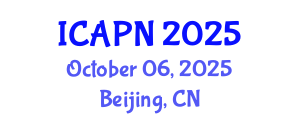 International Conference on Ageing, Psychology and Neuroscience (ICAPN) October 06, 2025 - Beijing, China