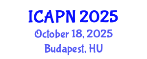 International Conference on Ageing, Psychology and Neuroscience (ICAPN) October 18, 2025 - Budapest, Hungary