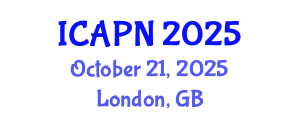 International Conference on Ageing, Psychology and Neuroscience (ICAPN) October 21, 2025 - London, United Kingdom