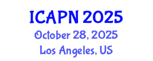 International Conference on Ageing, Psychology and Neuroscience (ICAPN) October 28, 2025 - Los Angeles, United States