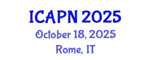 International Conference on Ageing, Psychology and Neuroscience (ICAPN) October 18, 2025 - Rome, Italy