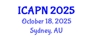 International Conference on Ageing, Psychology and Neuroscience (ICAPN) October 18, 2025 - Sydney, Australia