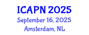 International Conference on Ageing, Psychology and Neuroscience (ICAPN) September 16, 2025 - Amsterdam, Netherlands