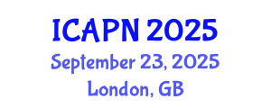 International Conference on Ageing, Psychology and Neuroscience (ICAPN) September 23, 2025 - London, United Kingdom