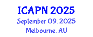 International Conference on Ageing, Psychology and Neuroscience (ICAPN) September 09, 2025 - Melbourne, Australia