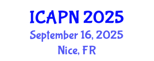 International Conference on Ageing, Psychology and Neuroscience (ICAPN) September 16, 2025 - Nice, France